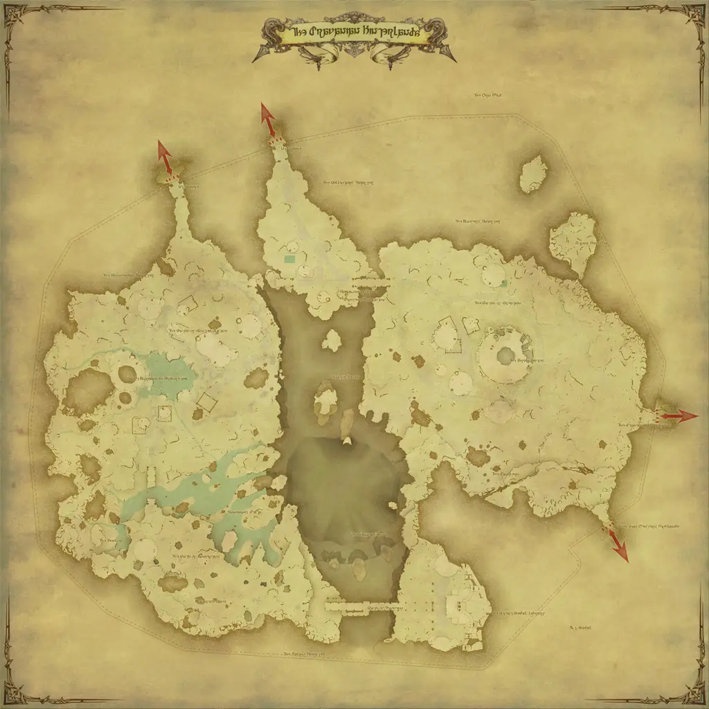 Map of The Dravanian Hinterlands, marked at X: 6.9 Y: 27.8