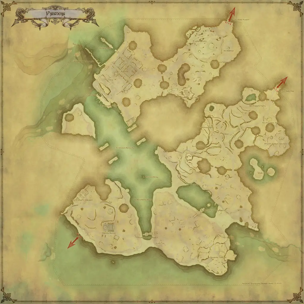 Map of Yanxia, marked at X: 28.1 Y: 7.8