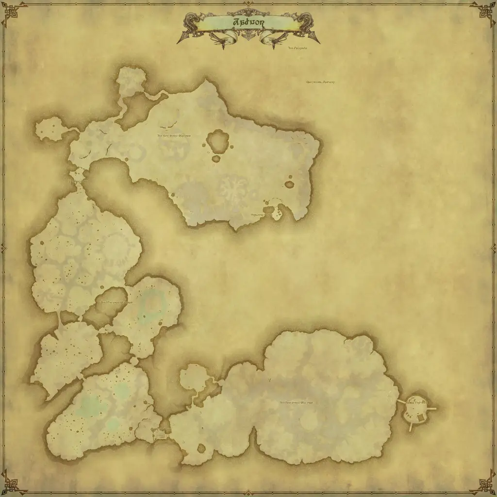 Map of Zadnor
