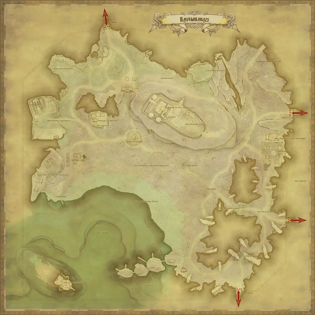 Map of Lakeland, marked at X: 35.5 Y: 30.6