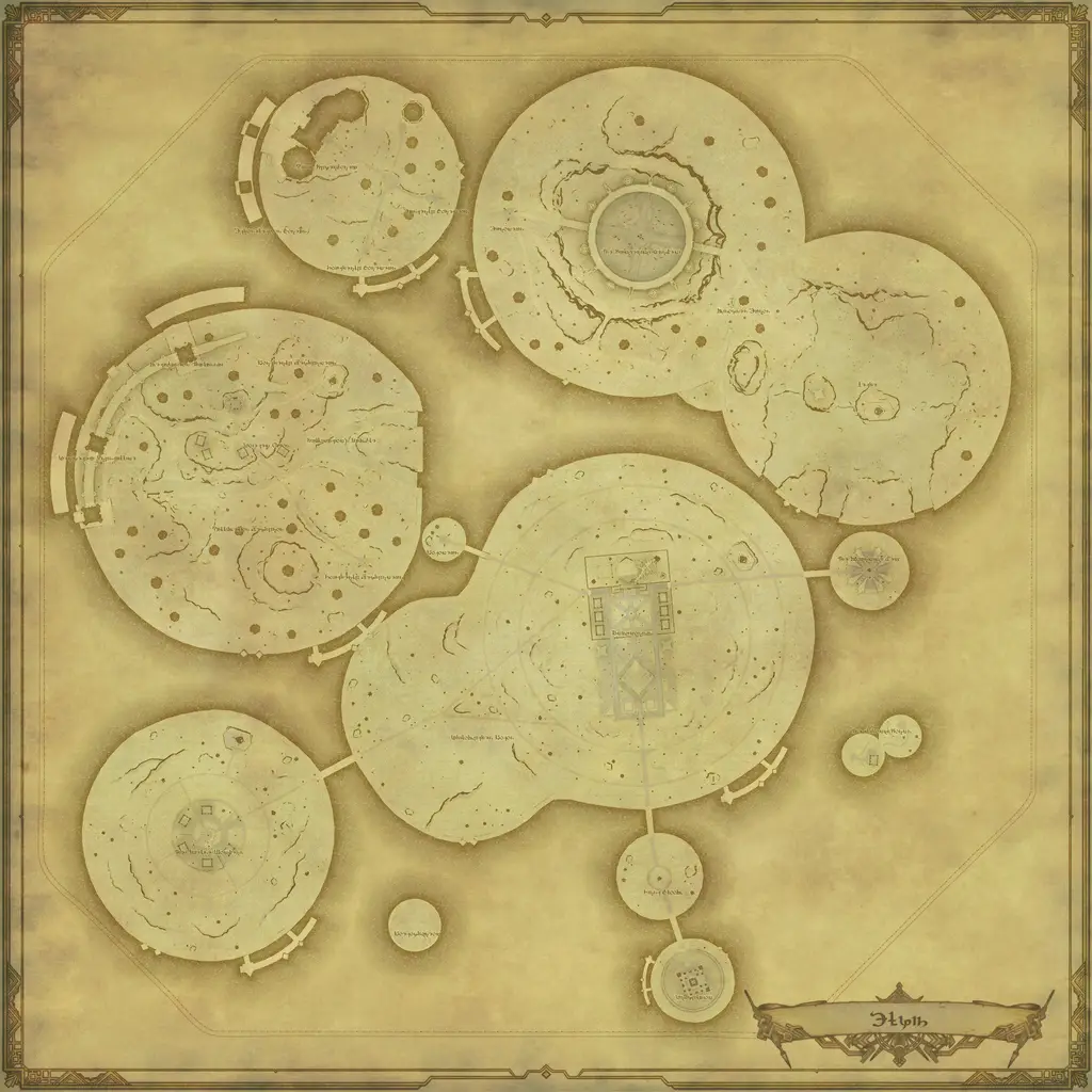 Map of Elpis, marked at X: 14.0 Y: 18.3