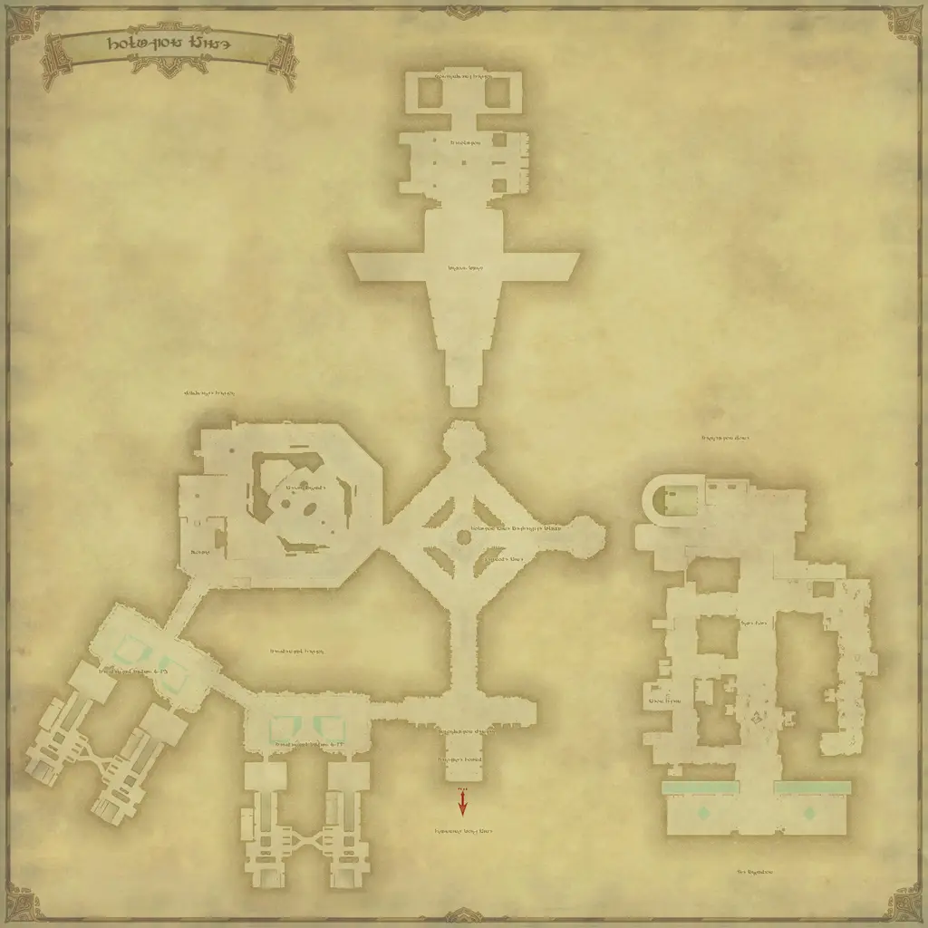 Map of Solution Nine, marked at X: 10.9 Y: 5.6