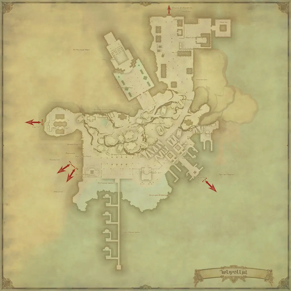 Map of Tuliyollal, marked at X: 14.7 Y: 15.2